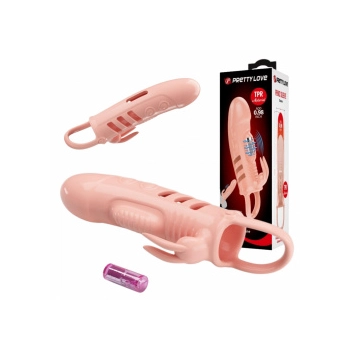 Nakładka na penisa powiększająca z sex wibracjami